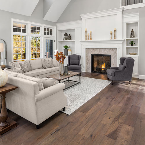 Living room vinyl flooring | ICC Floors Plus