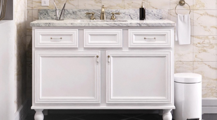 Kountrywood bath cabinetry - Vanderburgh White