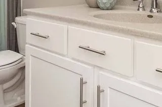 Sealant-Application Bathroom Vanity Cabinets | ICC Floors Plus