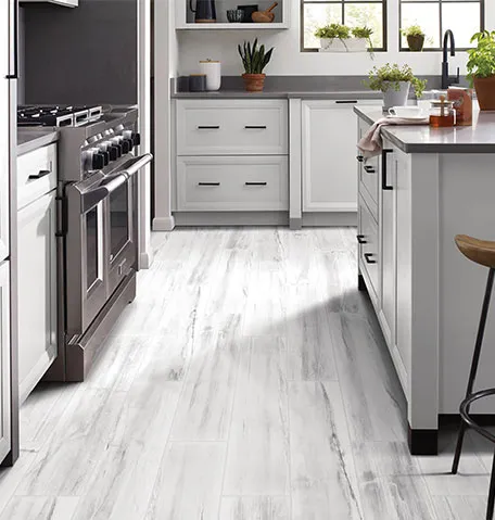 Types-of-vinyl Kitchen Luxury Vinyl Flooring | ICC Floors Plus