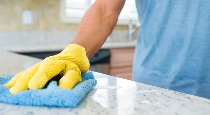 clean-counter-2 Countertop Cleaning | ICC Floors Plus