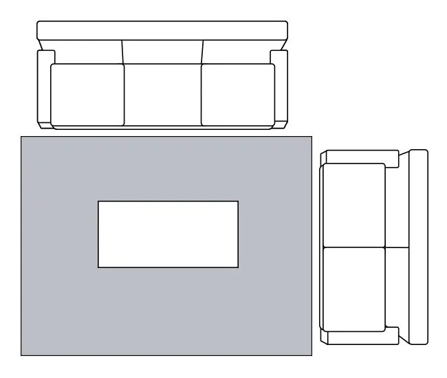 Rug Placement living room | ICC Floors Plus
