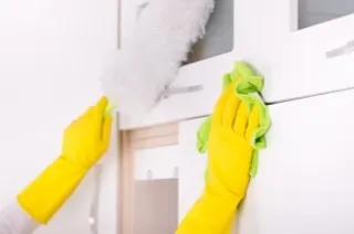 regular-cleaning Bathroom Vanity Cabinets Cleaning | ICC Floors Plus