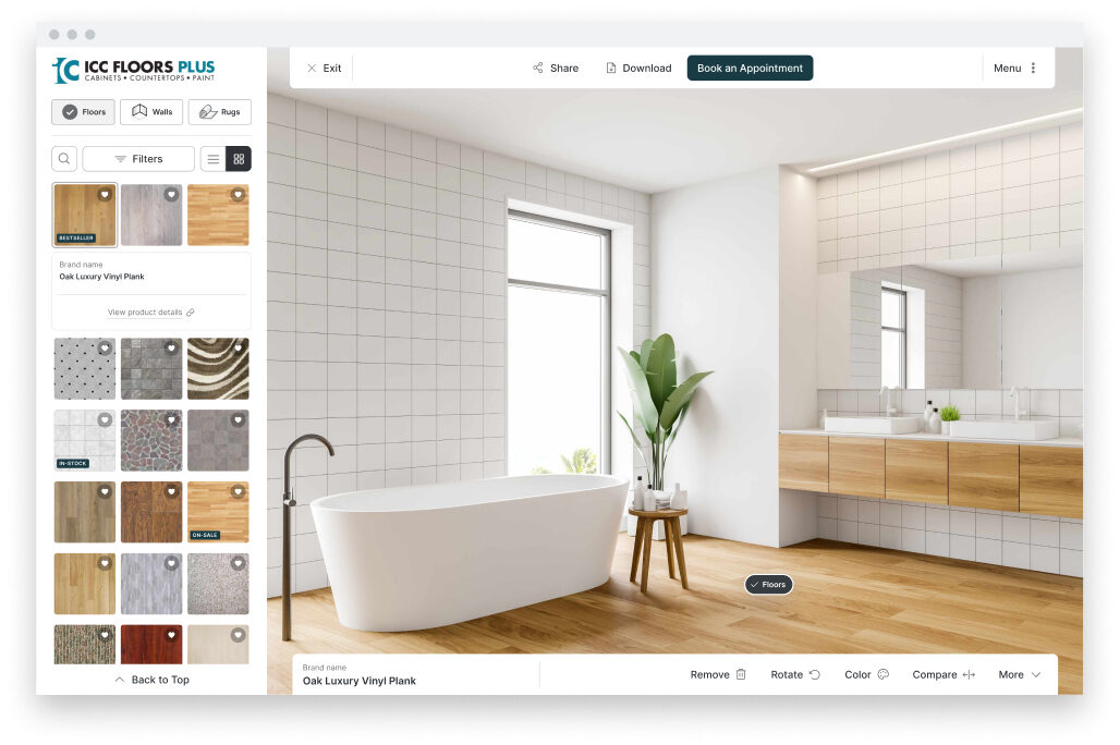 Desktop UI Main With browser bar 3 - ICC Floors