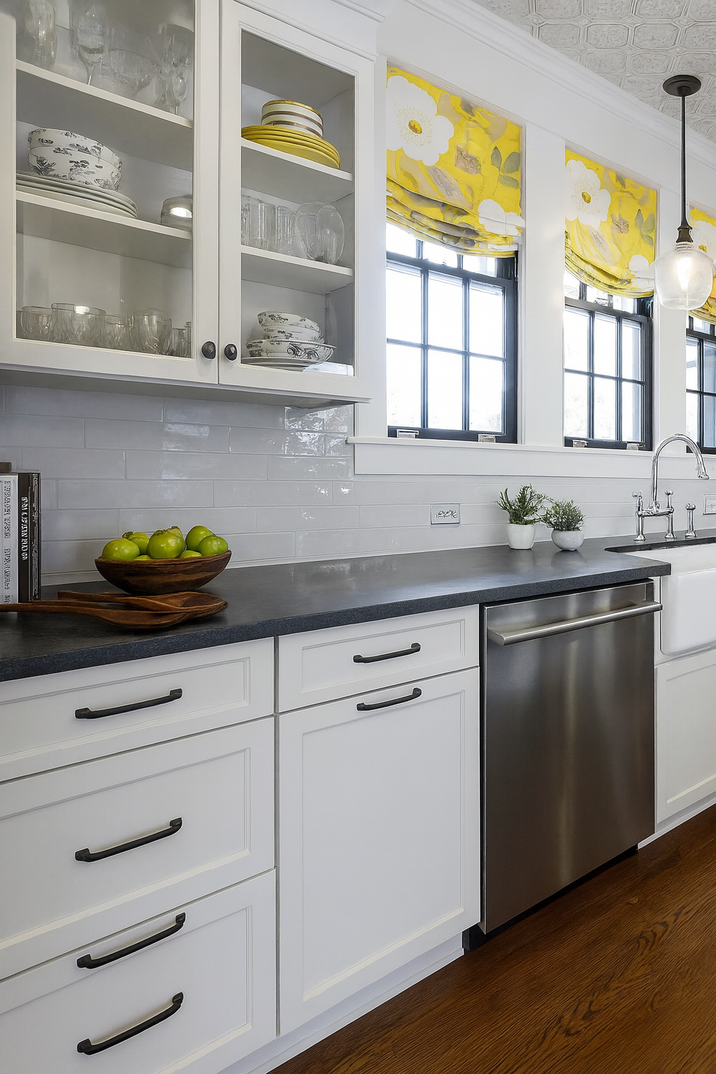 March Kitchen Cabinets Glass - ICC Floors